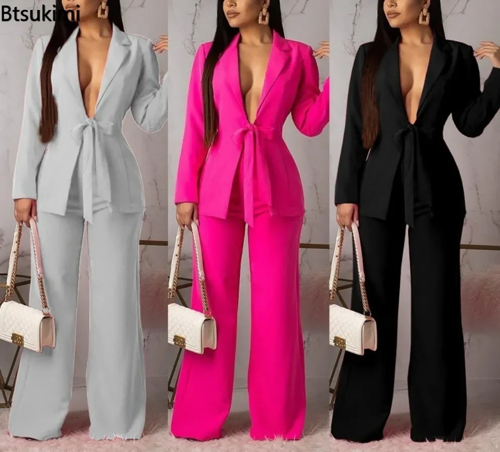 Women Formal Wear With Blazer - Novo Conjunto de Terno Feminino Formal