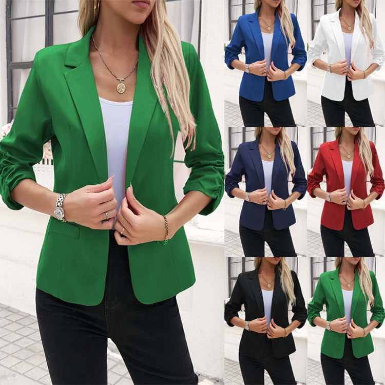 Women Formal Wear With Blazer - Novo Blazer Feminino Europeu e Americano