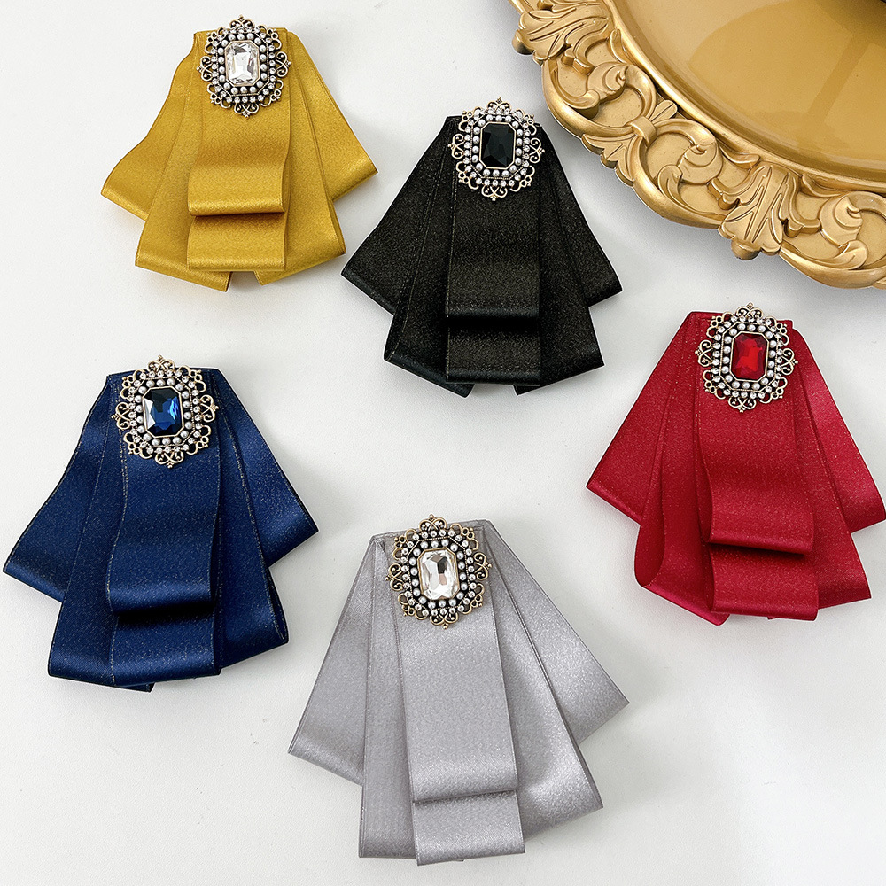 Women Formal Wear Korean - Laços para casamento de luxo strass