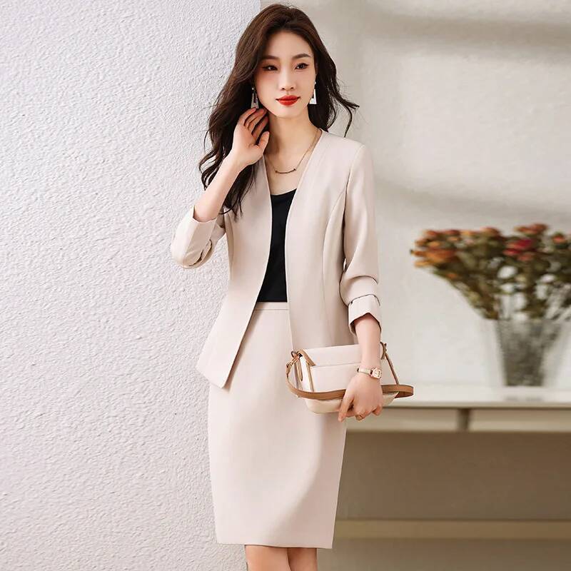 Women Formal Wear With Blazer - Ternos formais femininos de negócios com