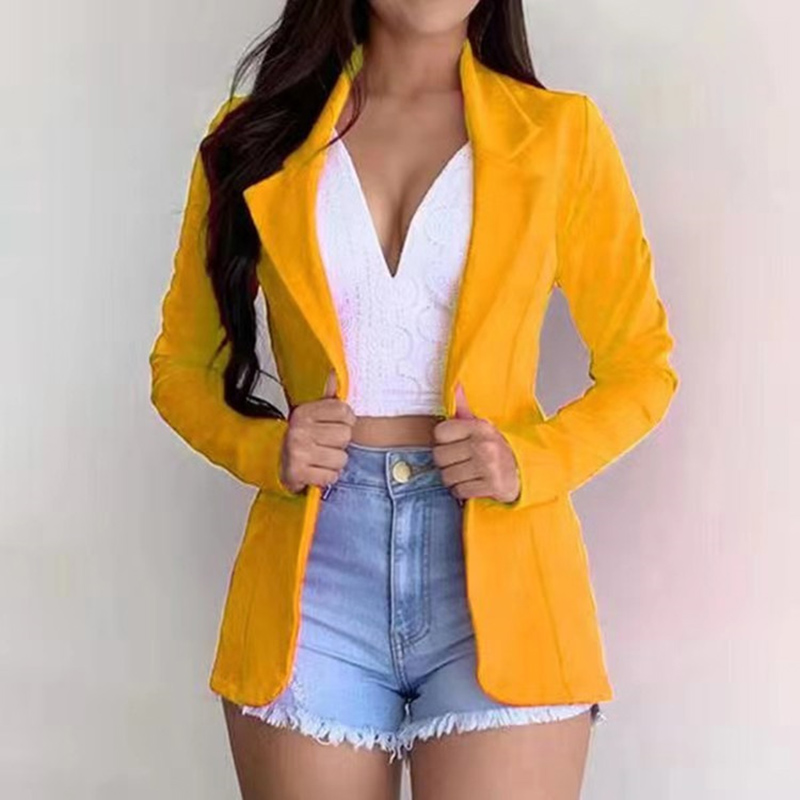Blazer feminino 2024 formal bl - Women Formal Wear With Blazer avaliação e preço