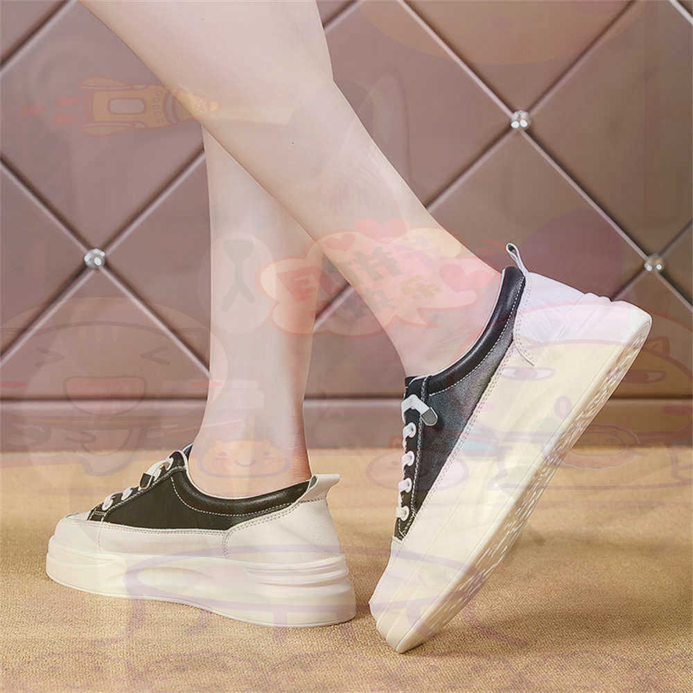 Lace-up chunky mocassins mulhe - Formal Women Daily Wear Slippers avaliação e preço