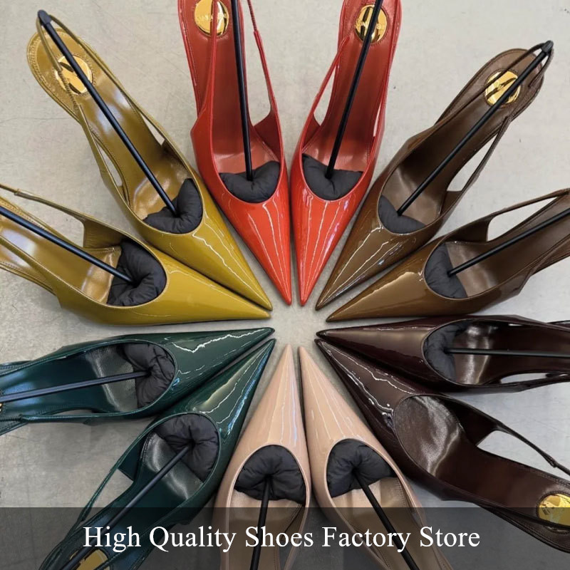 Elegantes Sapatos Slingback de - Slingback Heel Formal avaliação e preço