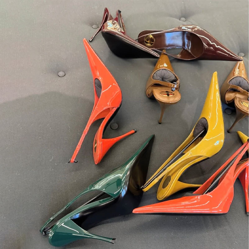 Elegantes Sapatos Slingback de - Slingback Heel Formal avaliação e preço
