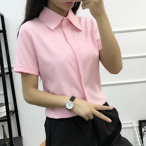 Camisa Branca Solta de Manga C - Women Formal Wear Korean avaliação e preço
