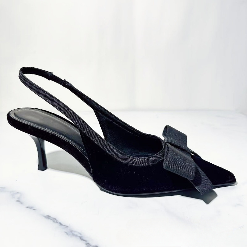 Senhoras salto fino apontou to - Slingback Heel Formal avaliação e preço