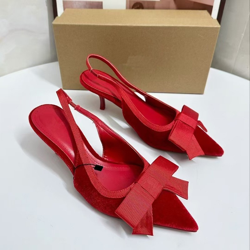 Senhoras salto fino apontou to - Slingback Heel Formal avaliação e preço