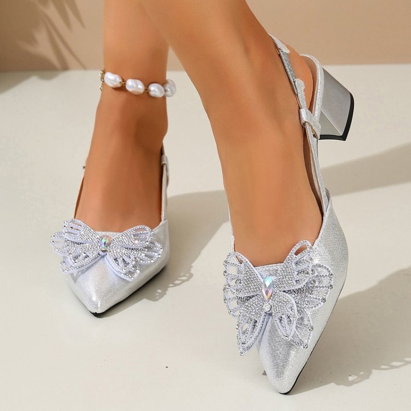 Sapatos Femininos Slingback co - Slingback Heel Formal avaliação e preço