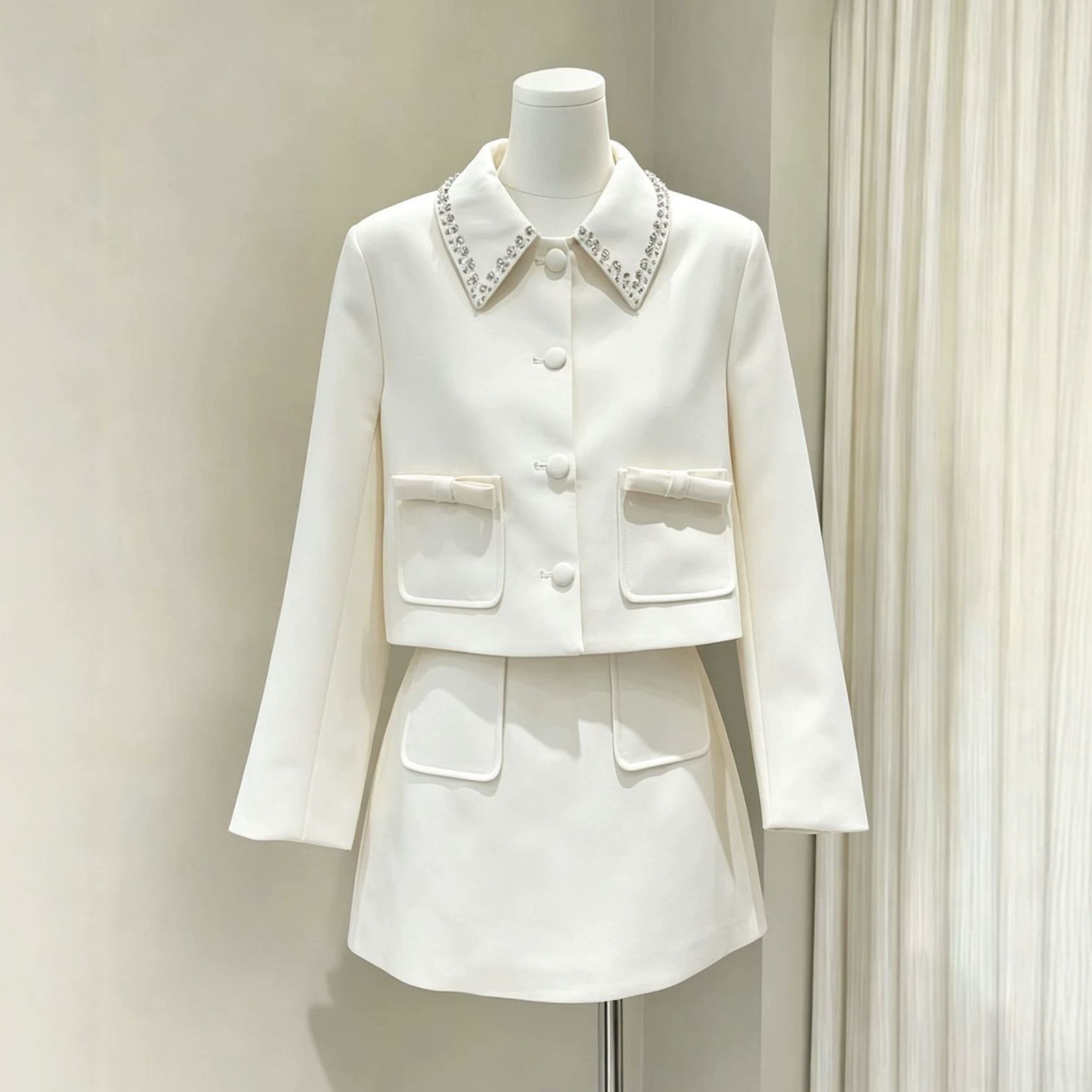 Conjunto Elegante de Duas Peça - Women Formal Wear Korean avaliação e preço