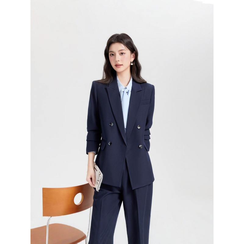 Novo Terno Feminino Azul Marin - Women Formal Wear Korean avaliação e preço