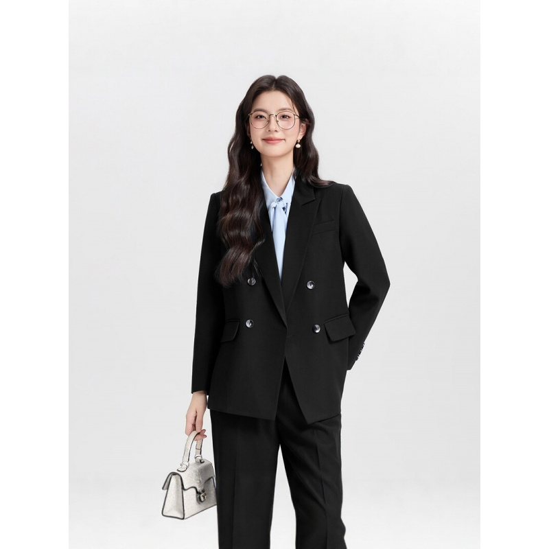 Novo Terno Feminino Azul Marin - Women Formal Wear Korean avaliação e preço
