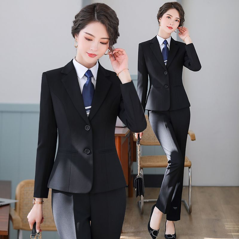 Jaqueta de terno preto coreano - Women Formal Wear Korean avaliação e preço